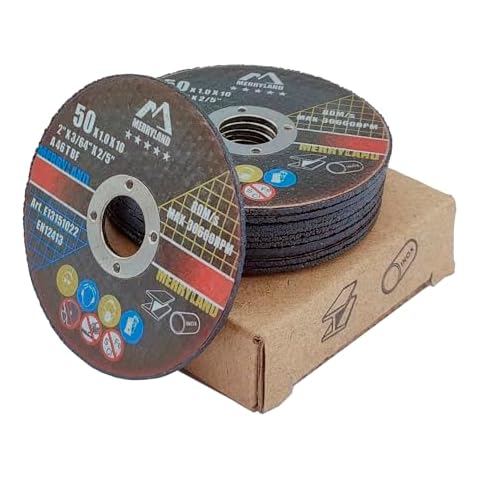Merryland Cut Off Wheel 2 inch for Angle Grinder, Metal Cutting Wheel 2 X .045 X 2/5 Ultra Thin 10 Pack, Iron Stainless Steel Cutting Disc, Expert-Line E13151022-10 Cover