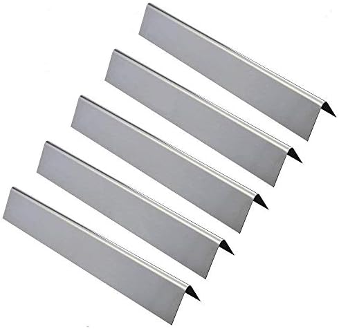 GasSaf 17.5" Set of 5 Stainless Steel Flavorizer Bars Replacement for Weber Genesis 300,E310,S310,E330,EP310,EP320,EP330,S310,S330 Series Grill(17.5" x 2.25" x 2.375")