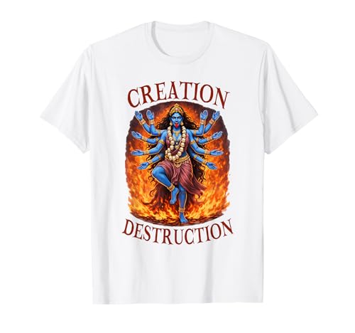 Kali Maa Goddess Hindu Spiritual Creation Destruction T-Shirt