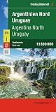 freytag & berndt Straßenkarte Argentinien Nord - Uruguay 1:1,8 Mio.