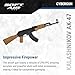 Kalashnikov Licensed AK-47 Retro Single-Shot Spring Airsoft Rifle w/ 235-265 FPS Range