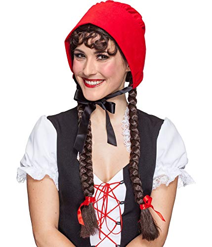Preisvergleich Produktbild Faschingshut Rotkäppchen-Haube rot
