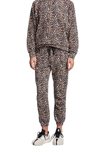Sincerely Jules Women s Standard x Bandier The Juniper Sweatpant, Leopard, X-Small