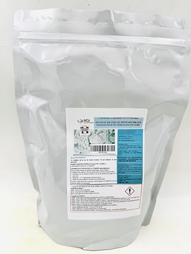 Eisensulfat-Heptahydrat für den Garten und die Landwirtschaft, Hortensien - abgefüllt in Frankreich. (900 Gramm)