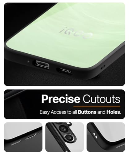 Image of WOW IMAGINE Shockproof Hybrid Back Cover for iQOO Z9x 5G | Hard Slim fit Back Case | PC & TPU | Clear Transparent Case - Black