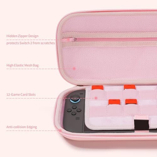 image for GeekShare Travel Carrying Case Compatible with Switch 2 (2025), Hardsh