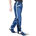 Produktbild HYDROSHIELD Regenhose, recyceltes PET, Schuhschutz, seitlicher Reißverschluss, Fahrrad, Damen, Herren, Unisex, Wasserdicht, Regen, Gamaschen, Reflektor, Blau  Jetzt die Umwelt schützen! Blau XL&XXL