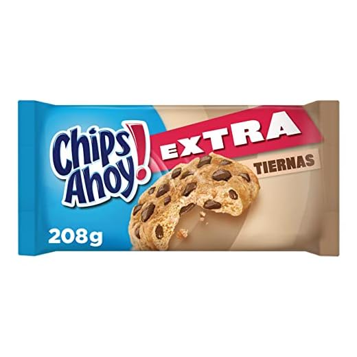 Chips Ahoy! Extra Tiernas Galletas Cookies Americanas con Pepitas de Chocolate 208g
