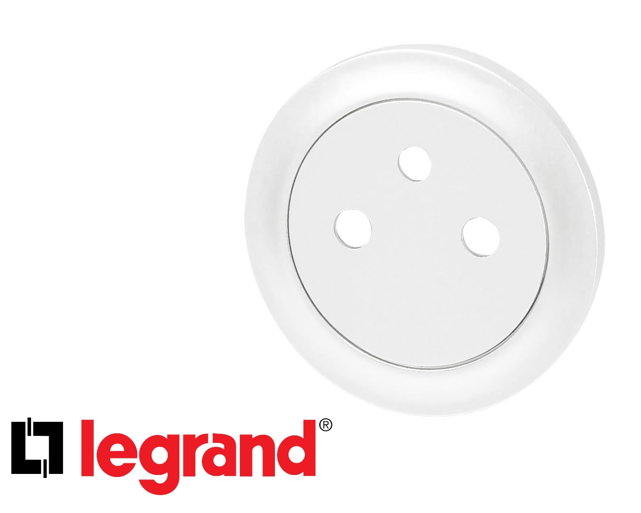 Legrand leg68111 Placca per presa elettrica céliane, per presa 2 poli