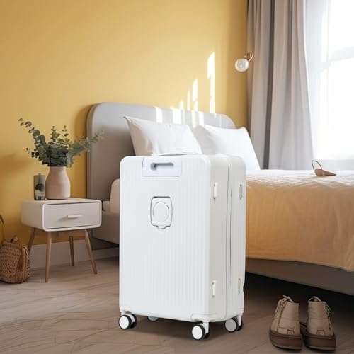 24-Inch Hardshell Carry-On Luggage with TSA Lock, Spinner Wheels, and Multi-Function Stand - Perfect for Domestic & International Travel4