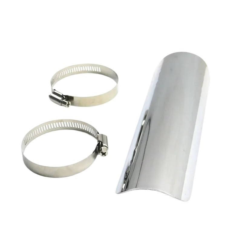 Bouclier thermique moto anti-brûlure de talon pour pot 2 à 2 3/4 pouces