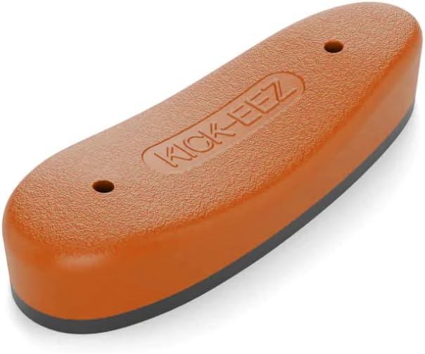 KICK-EEZ Grind to Fit Recoil Pad con Sorbothane, Trampa negra, respaldo atornillado para escopeta o rifle, almohadillas de tope Accesorios de disparo