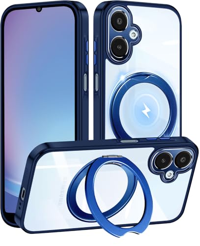 Cexitesuo For Galaxy A25 5G �P�[�X Galaxy A25E �P�[�X SC-53F SCG33 �J�o�[ �N���A �����O�t�� 360°��]�X�^���h �ϏՌ� �M�����N�V�[ A25 / A25E �J�o�[ �y�� ���^ �l�C galaxy 