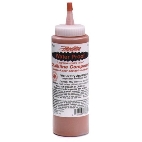 Blackline Bl816R Red Water Proof Chalk Line Compound - 8 Oz Refill Bottle #TOP8