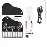 Hosrivae Student DIY Elektronisches Klavier Löten Kit, Hands-On Leiterplatte Montage Set zum Lernen von Elektronik, inklusive Widerständen, Kondensatoren und Chips, 5 V Leistung (B)