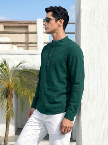 Image of ROYALSCOUT Men's Cotton Blend Full Sleeve Kurta Shirts Pack of 1 Designed for Festive Moments, Cultural Functions, or Casual Gatherings