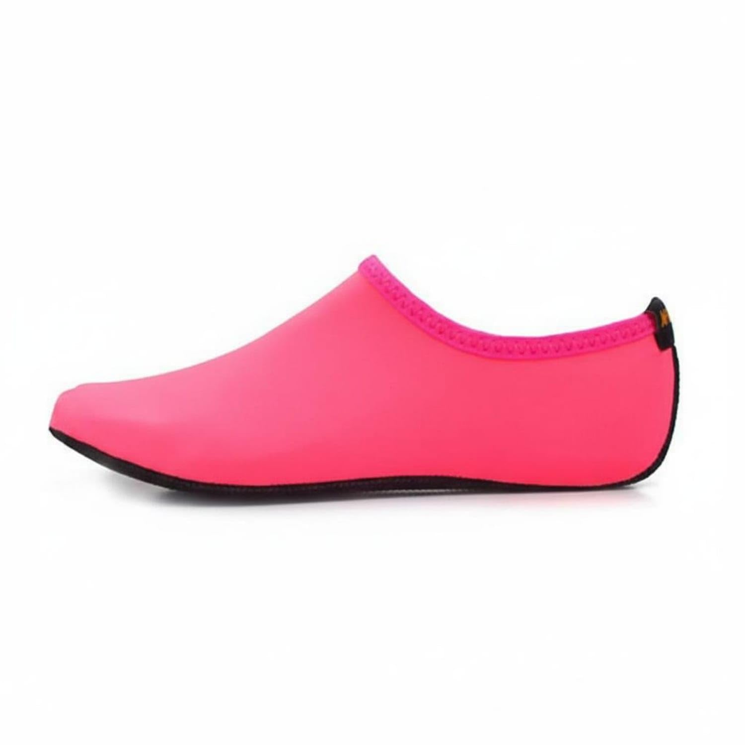 Breathable Quick-Dry Water Socks Safeguarding Sole Non-Slip Beach Shoes Wear-Resistant Barefoot Swim Shoes Lightweight for Divers, Surfers, Yogis, Diving, Surfing, Swimming Pool, Pink, 3XS-image-13
