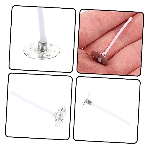 Lurrose 240 mechas preenceradas para hacer velas miniatura 6