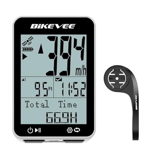 Bikevee GPS Speedometer & Odometer - Wireless Bike Computer, Auto