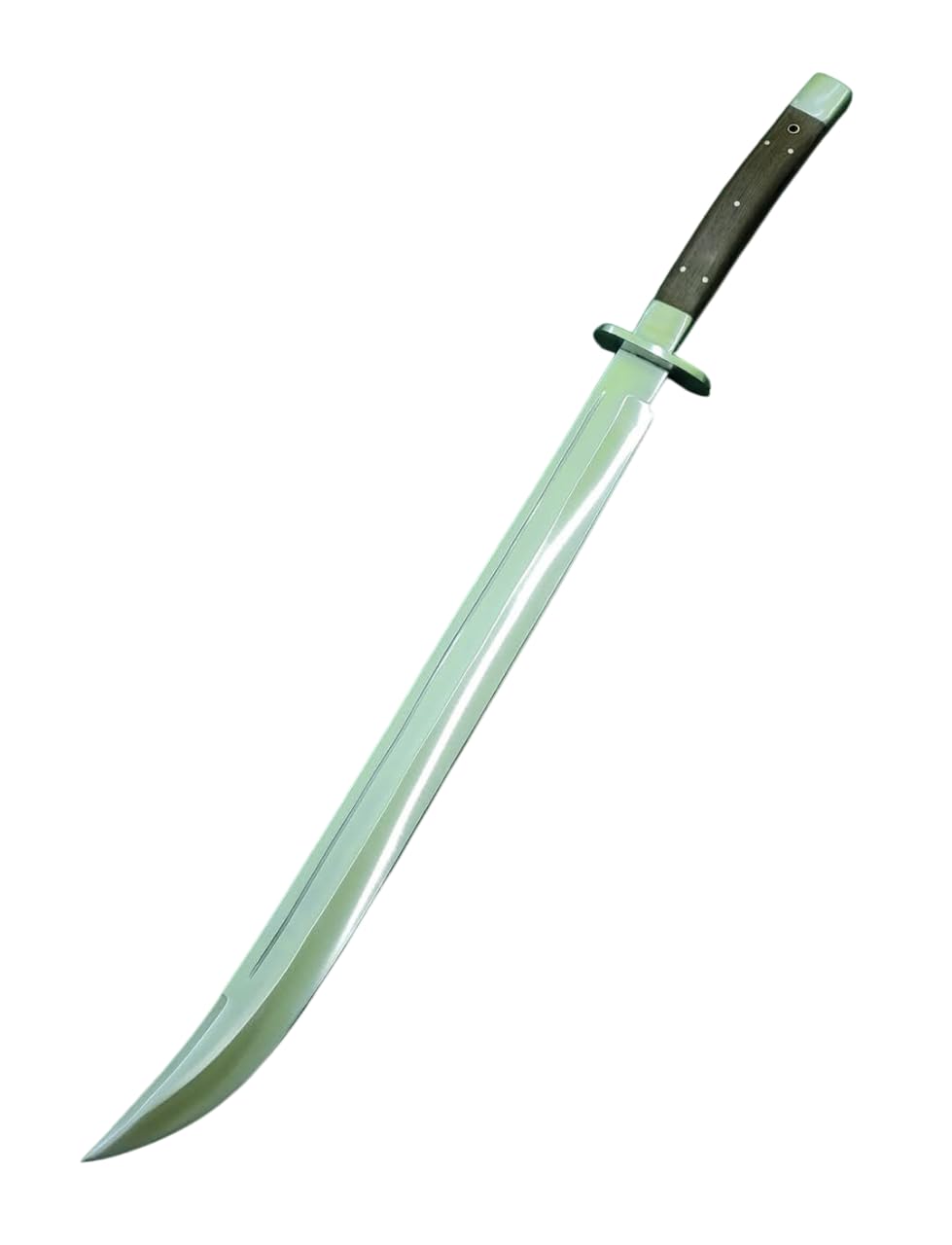 37 Inch Long Full Tang High Carbon Steel Blade Combat Sword with Leather Sheath, Wngie Wood Grip, Sharp Edges Sword by Empire Industry