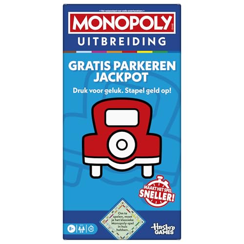 Monopoly, Extension Parc Gratuit (Jeu Monopoly Classique requis pour Jouer) - Version néerlandaise