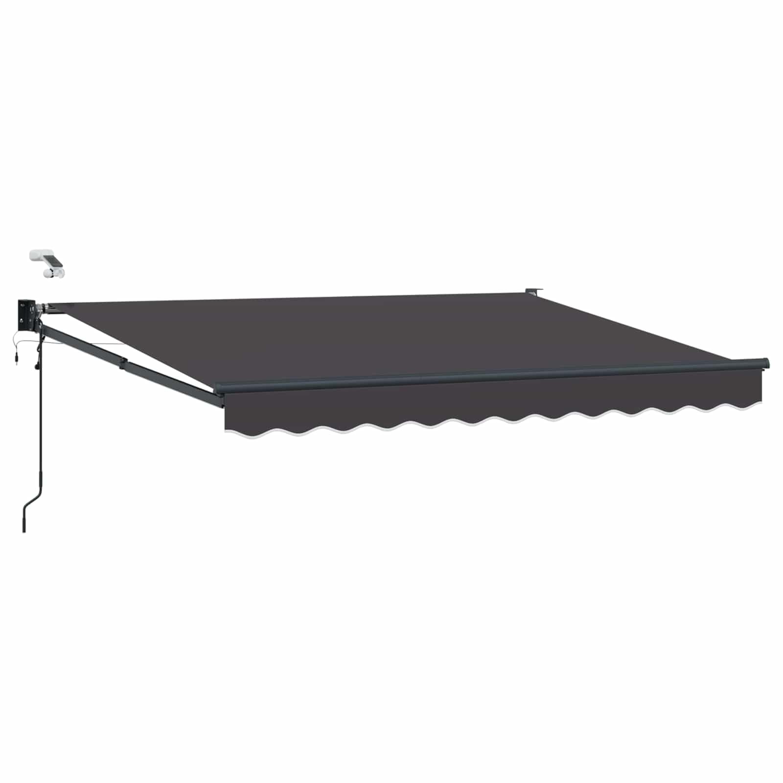 vidaXL Auvent rétractable électrique Anthracite 3 x 2,5 m