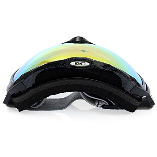 NICOLIE Unisex przeciwmgielne podwójne soczewki UV zimowe wyścigi na zewnątrz snowboard gogle narciarskie okulary przeciwsłoneczne CRG98-2A