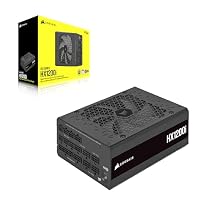 CORSAIR HX1200i Vollmodulares Extrem Geräuscharmes ATX-Netzteil - ATX 3.1 - Und PCIe 5.1-kompatibel - CORSAIR iCUE Software-Kompatibel - 80 PLUS Platinum-Effizienz - Schwarz – Ansicht 9