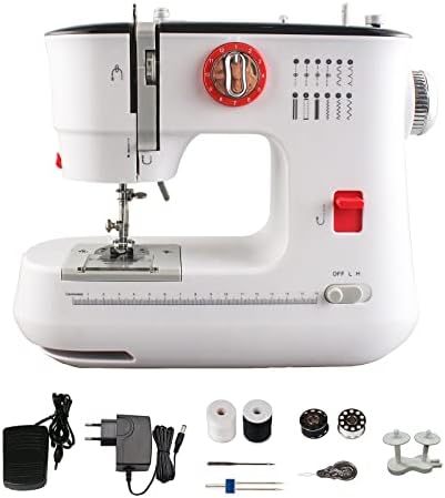 HODLEX Sewing Machines Mini, Portable Sewing Machine for Beginner with 12 Built-in Stitches and Reverse Sewing (519)