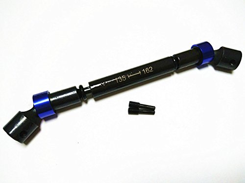 EPTNNASO Harden Steel Rear Main Drive Shaft with Blue Anti Dropping Protector -1 pc for Yeti 1/10 AX31114 Black