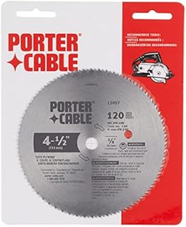 PORTER-CABLE 4-1/2-Inch Circular Saw Blade, Plywood Cutting, 120-Tooth (12057)