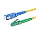 Produktbild CONBIC® LWL Glasfaser-Kabel  2m OS2 gelb, LC/APC auf SC/UPC Stecker, Simplex 9/125 Patchkabel  Lichtwellenleiter 2 Meter