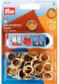 Prym Metal Eyelets & Washers Gold - per pack of 500