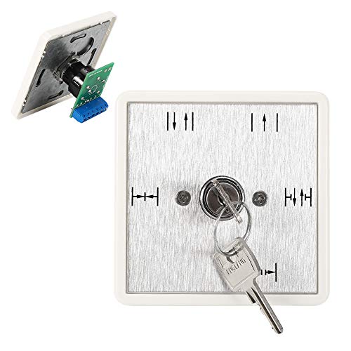 Interruptor de llave de cinco posiciones para automatismos de puertas correderas TOPINCN 6