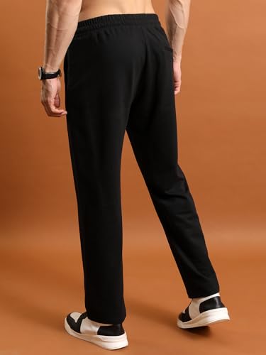 Image of Highlander Men's Solid Trackpants | Relaxed Straight fit| Track Pants | Track Pants for Men | Men Track Pant | Men Track Pant Stylish | Sports | Gym wear