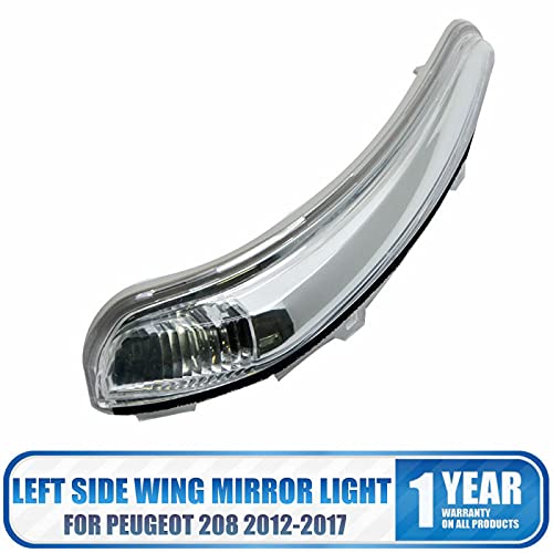 Alloggiamento Indicatore Di Direzione Per Specchietto – Sostituzione Lato Passeggero, Compatibile Con 208, 2008, C3, C4, OEM 1607512680, Impermeabile E Antigraffio
