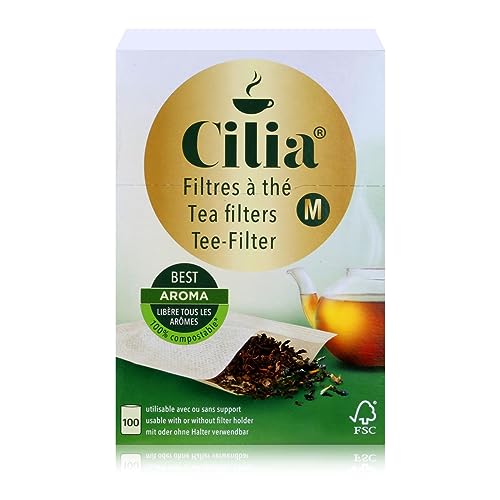 Melitta Cilia Filtre à Thé M - Brun Naturel, 0.1 x 0.98 x 1,36 cm