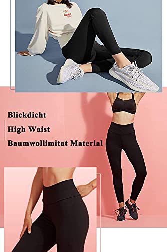 Campsnail Enkellange dameslegging, sportbroek met hoge taille, geschikt voor yoga / hardlopen / fitness / fietsen - Image 3