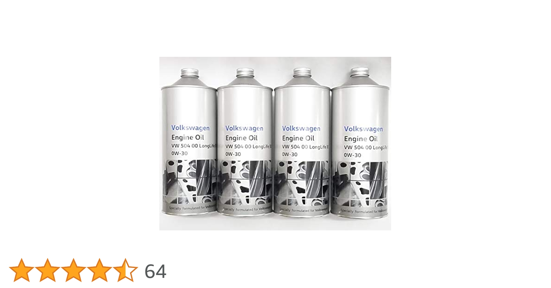 Amazon | 4本セット VW 純正 エンジンオイル 504 00 J0VJD3F11