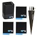 GoPro Dual Lithium-Ion Battery Charger + 3 Batteries + Spike for HERO8/7/6 Black
