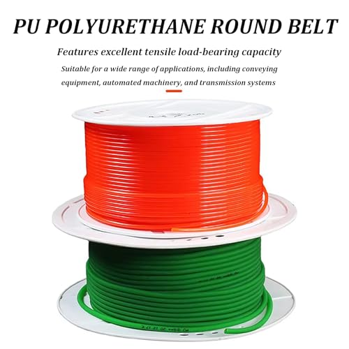 Courroie en polyuréthane rugueuse verte de 9 mm à haute adhérence - 5