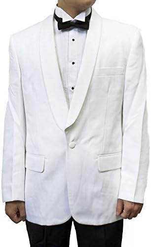 Broadway Tuxmakers Mens White Shawl Collar Tuxedo Suit Black Pants :  Clothing, Shoes \u0026 Jewelry