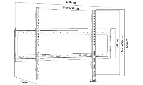 Slim Lcd Led Plasma Flat Tv Wall Mount Bracket 40 42 43 46 47 48 50 55 60 65 70 #TOP1