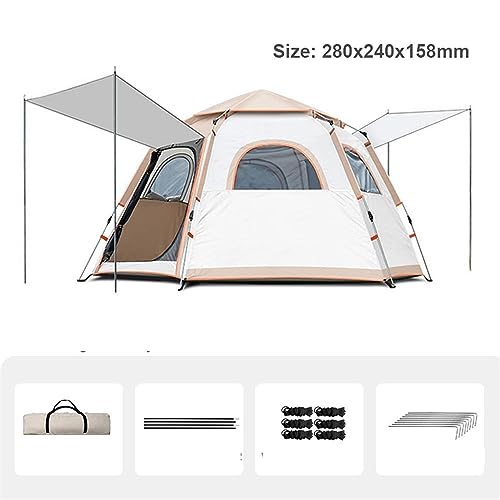 Carpa Camping Doble Capa Grande Exterior para 2 Personas miniatura 3