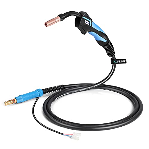 RX WELD 10FT(3m) 100A MIG Welding Gun Torch Stinger 100Amp Replacement for Lincoln Magnum 100L K530-5 (100A 10ft,Replace Lincoln 100L K530-5)