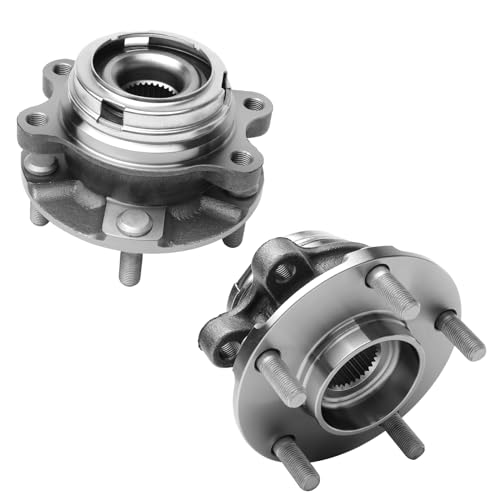 Image of Front Wheel Hub Bearing Assembly Replacement Set of 2 by AA Ignition - Compatible with Infiniti & Nissan - QX60, Altima, Maxima & Pathfinder - Replaces Part 513296, 951-403, 40202-3JA1A