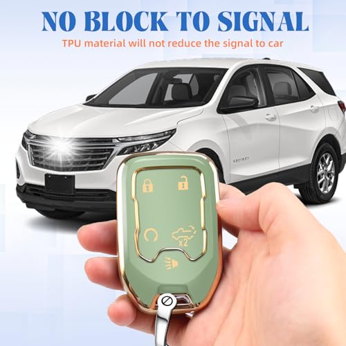 Funda para llave GMC contra caídas y arañazos de mandos Chevy de 5 botones 4
