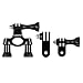 Sametop Bike Handlebar Seatpost Mount with 3-Way Adjustable Pivot Arm for Gopro Hero 5, 4, Session, 3+, 3, 2, 1 Cameras