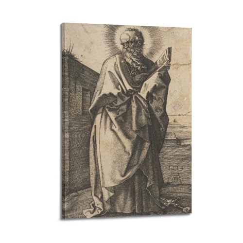 Poster Saint Paul Albrecht Dürer toile 50 x 75 cm pour mur vide et triste