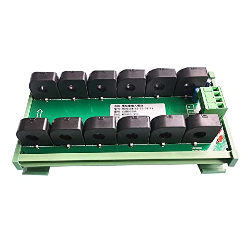Multi-Channel Fully Isolated high-Current DC Acquisition and Monitoring, Real-time Read Analog Input Module Hall Sensor 8/12/16 - (Color: 16 Channel)